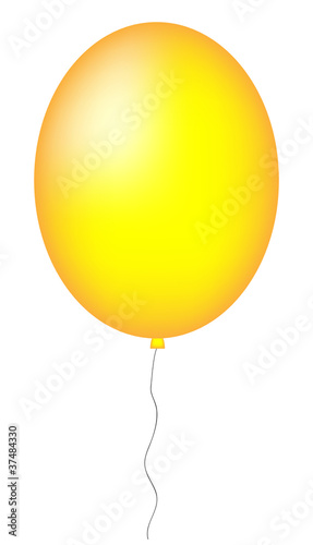 Yellow big balloon