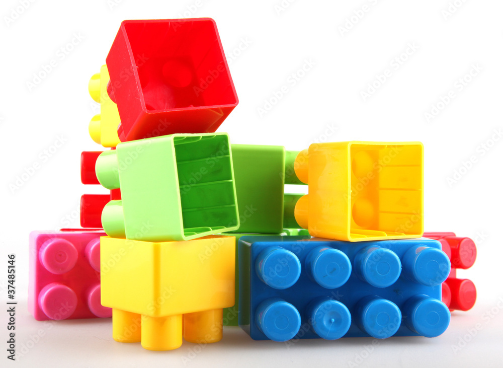 Plastic building blocks Plastic building blocks