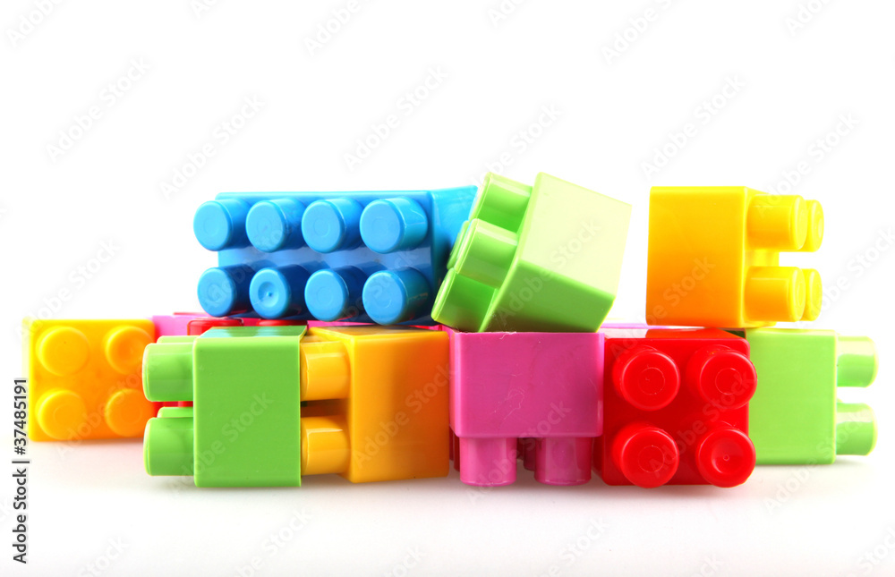 Plastic building blocks Plastic building blocks