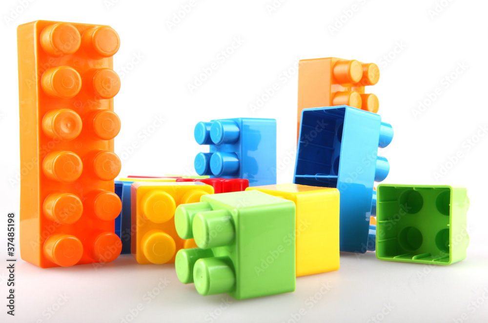 Plastic building blocks Plastic building blocks
