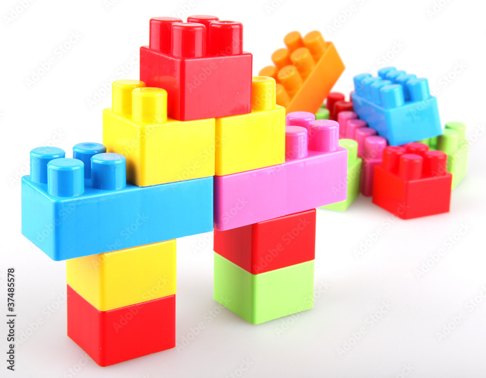 Plastic building blocks Plastic building blocks