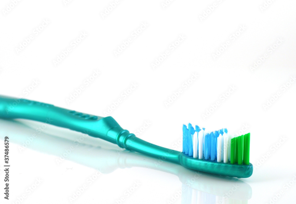 Tooth-brush over white. Shallow DOF. Tooth-brush over white. Shallow DOF.