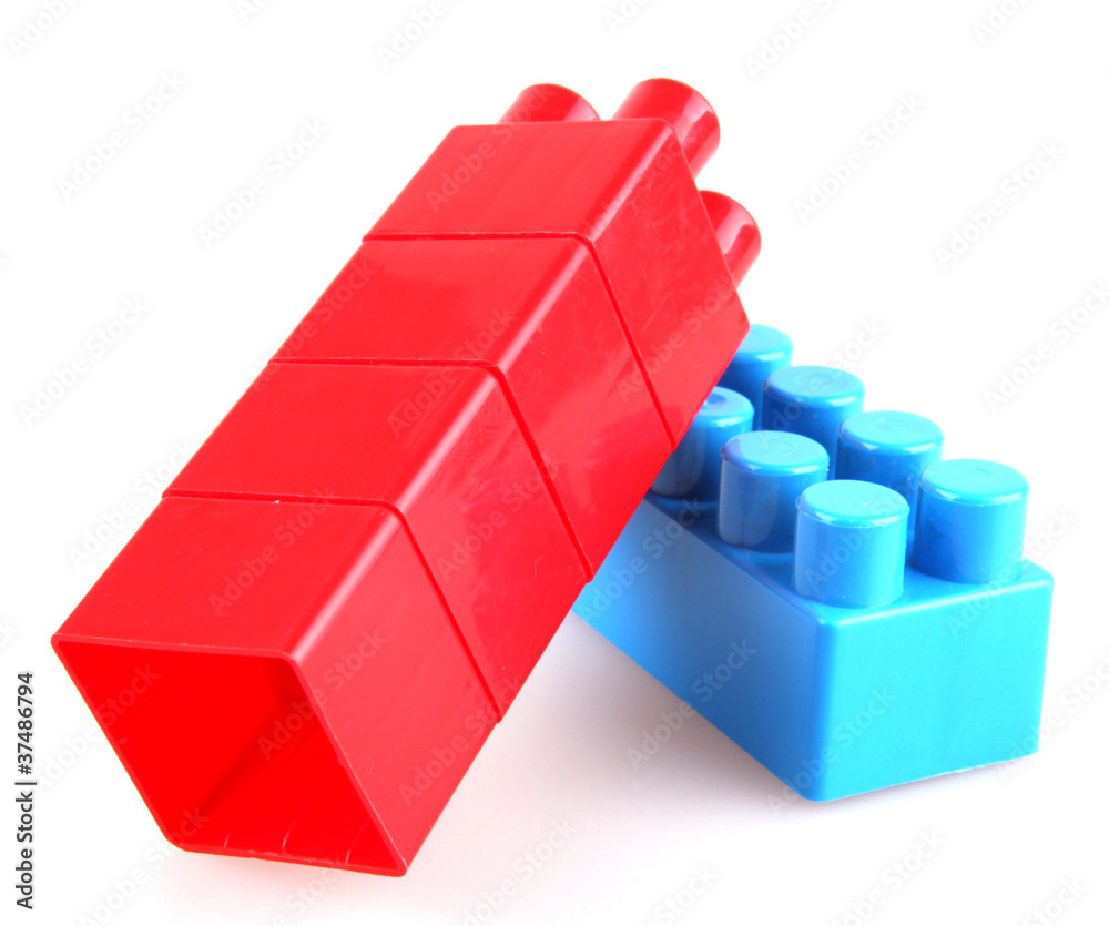 Plastic building blocks