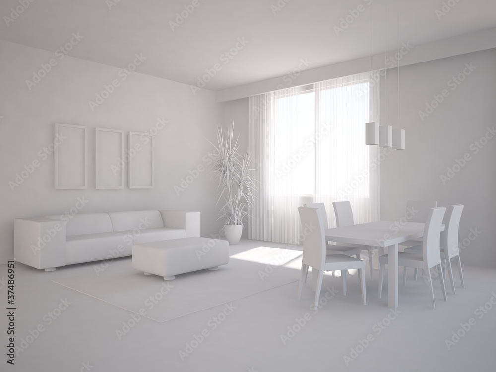 Fototapeta premium grey interior concept