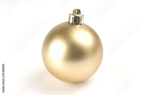 Bola decorativa de navidad color dorado