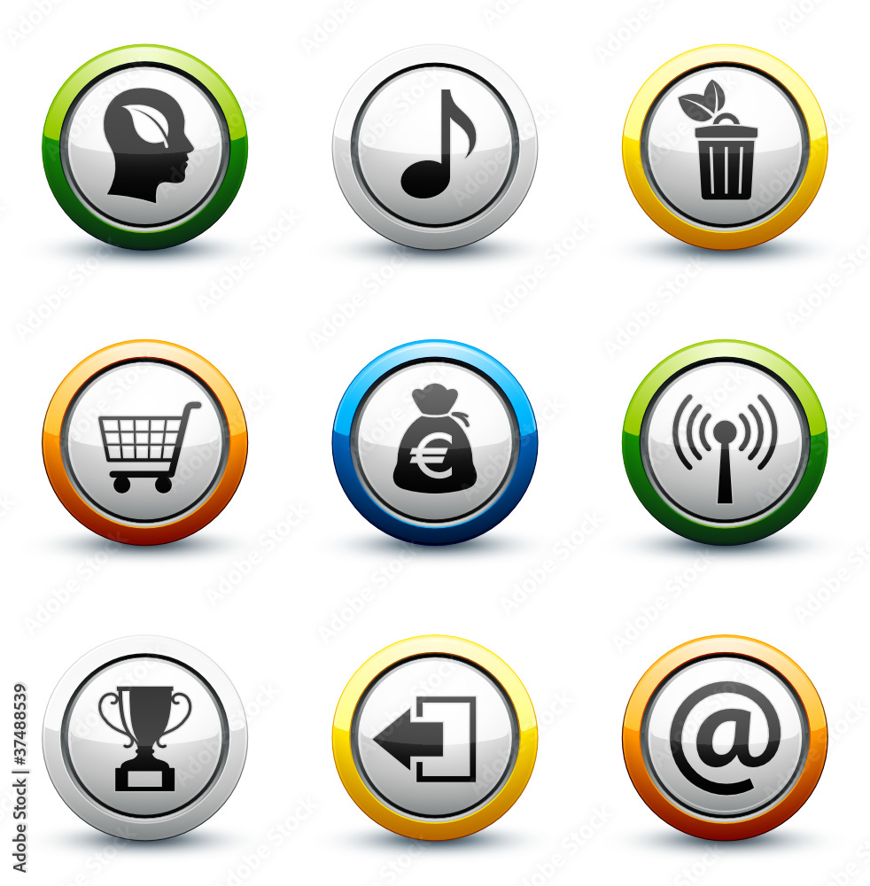 icône bouton internet icône bouton internet