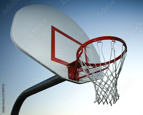 Basketball hoop and net