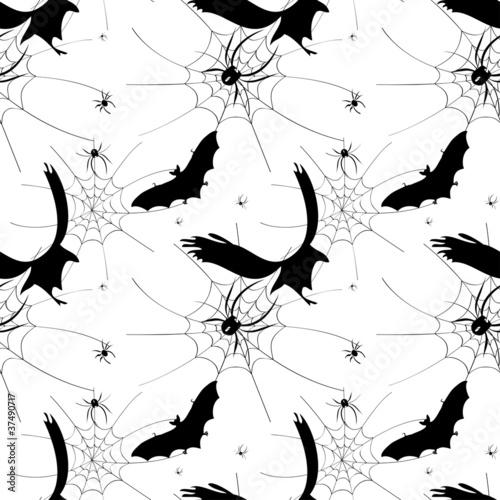 Halloween seamless pattern, Halloween texture