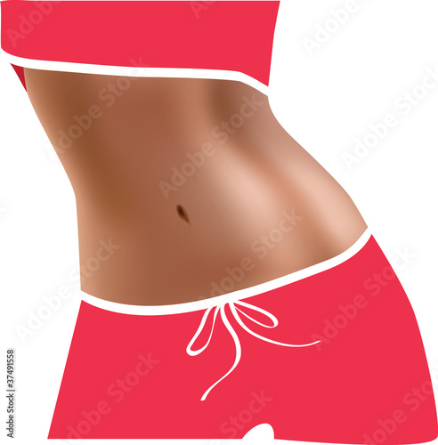 female figure, press, girl and Sports, Diet and health