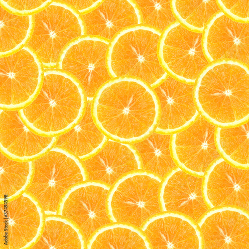 Many slice of orange
