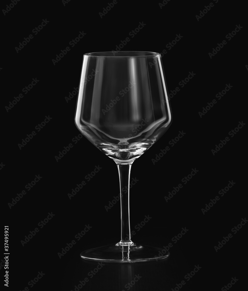 single empty wine glass single empty wine glass