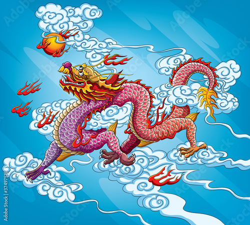 Chinese Dragon Painting © h4nk