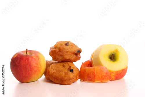 Oliebollen,Dutch donuts photo