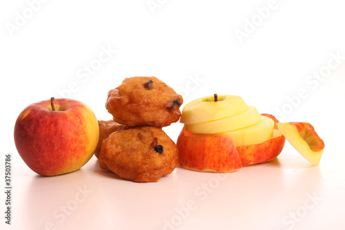 Oliebollen,Dutch donuts photo