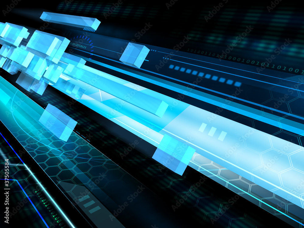 Obraz premium Technology background