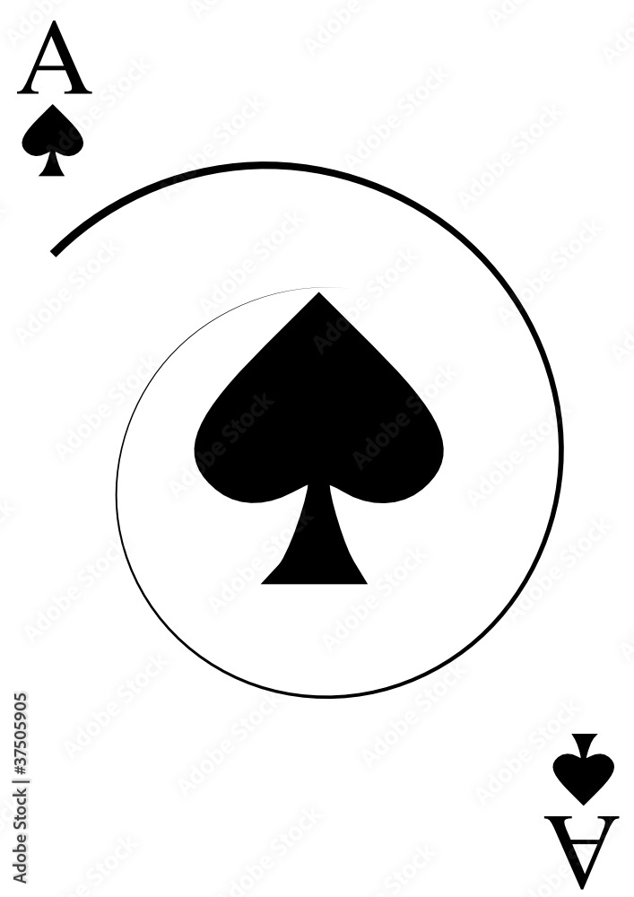 Carte As de Pique Carte As de Pique