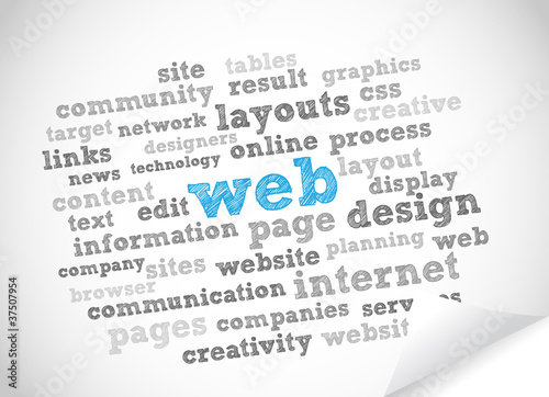 Web tag cloud