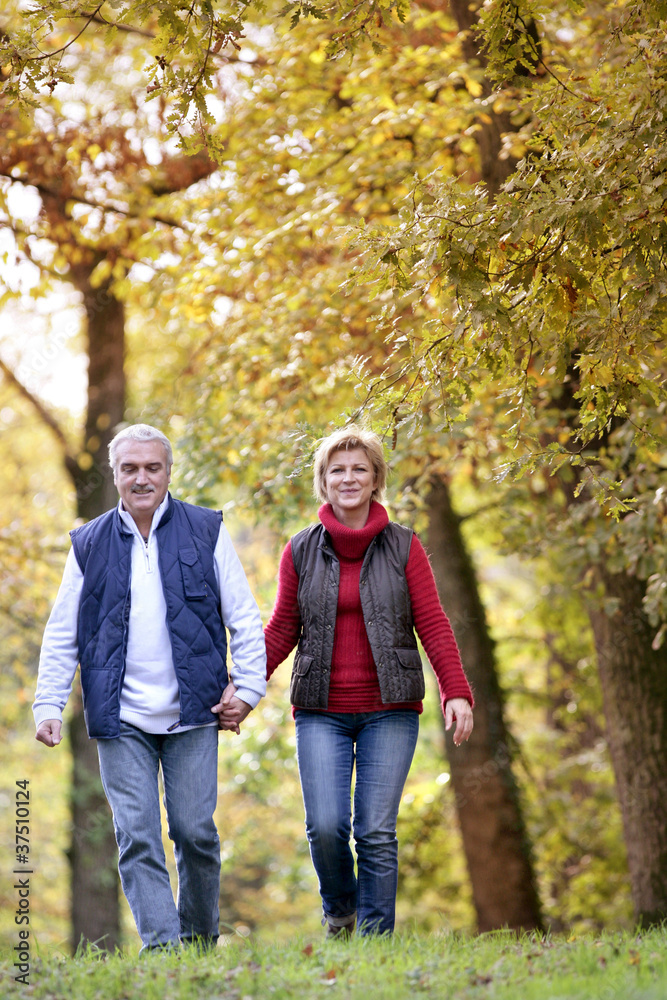 Walking in the countryside