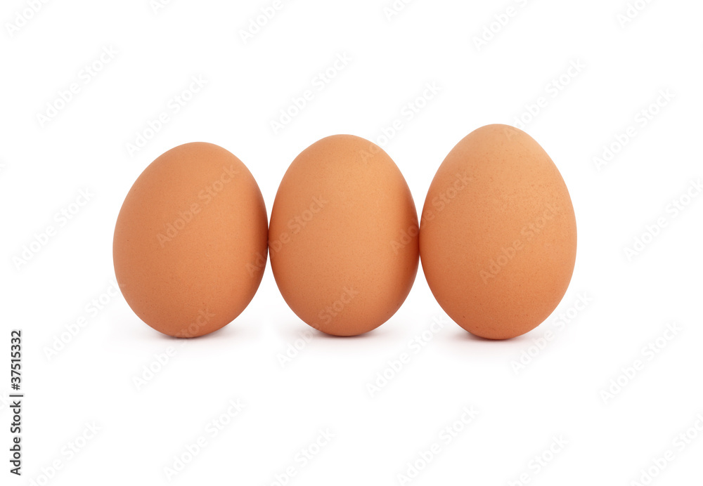 Eggs On White Eggs On White