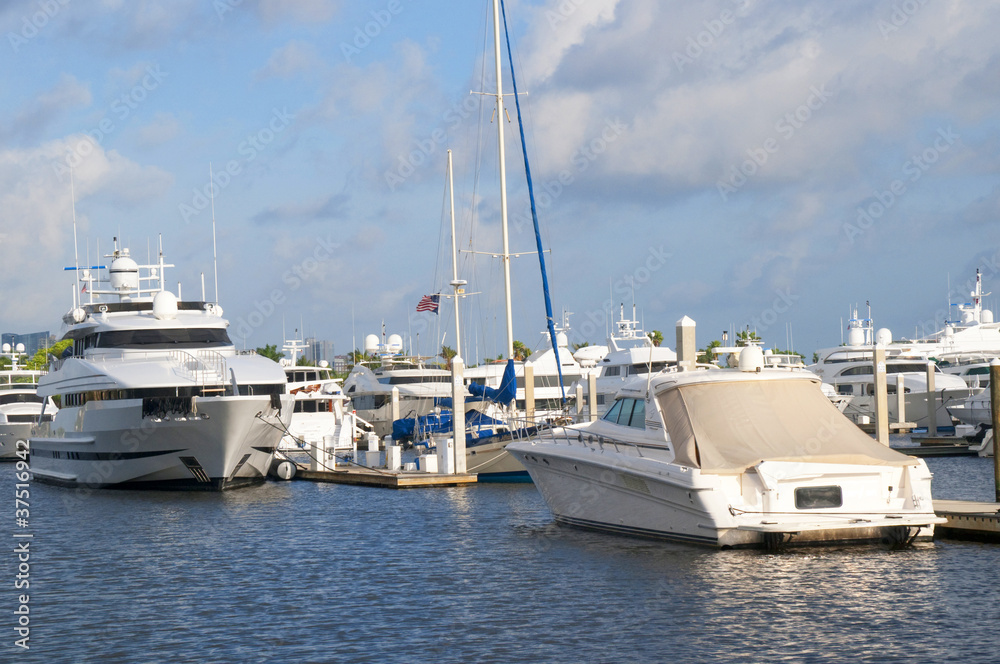 Marina fort Lauderdale Florida USA