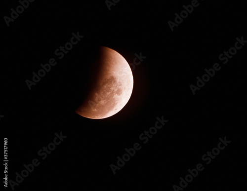 lunar eclipse as seen from Samui,Thailand December 10,20101 #37517960