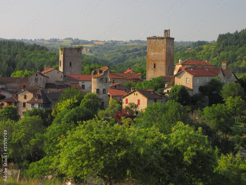 Village de Cardaillac ; Lot ; Quercy, Midi-Pyrénées