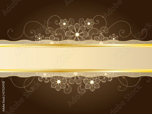 gold lace