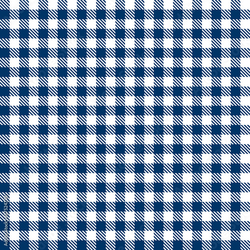 Karo Tischdecken Muster BLAU - endlos
