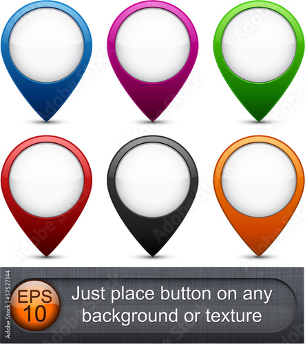 Free Download Set of glossy buttons. - GFXLoad