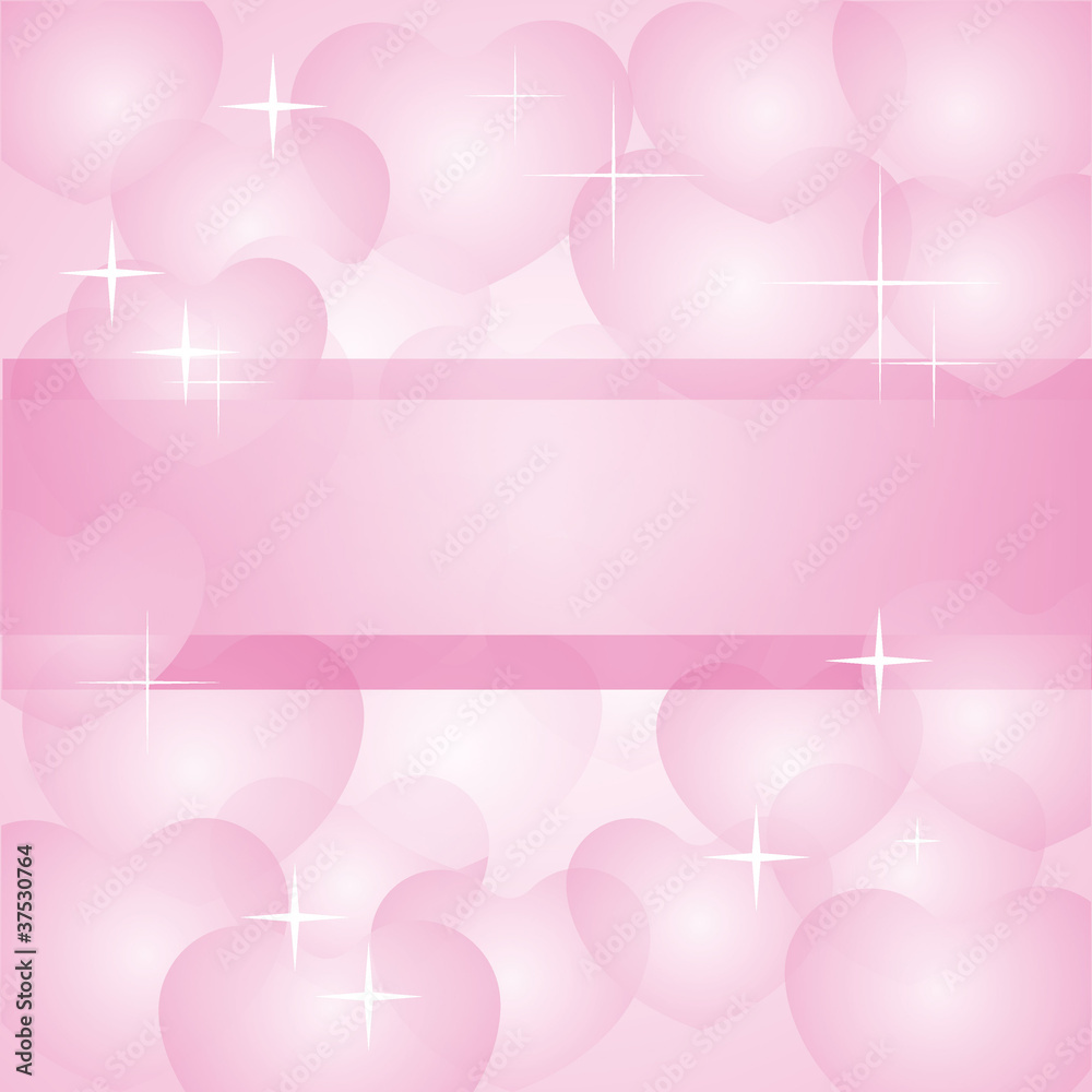 Obraz premium valentine pink background