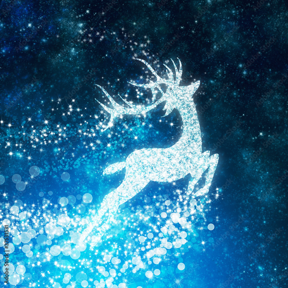 Christmas Reindeer stars