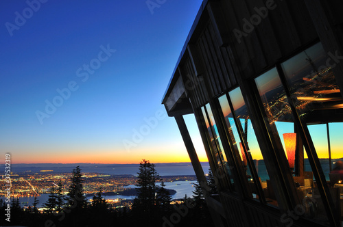 The Observatory restaurant on Grouse Mountain