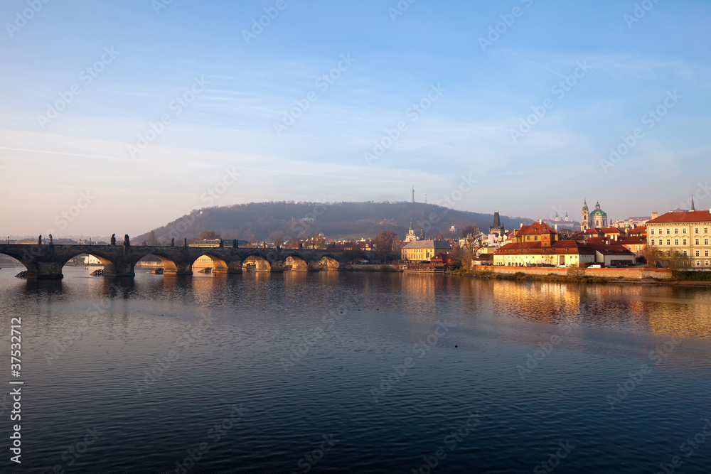 Fototapeta premium Charles bridge. Prague, Czech Republic