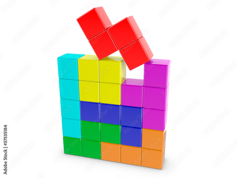 220+ Tetris Blocks Stock Illustrations, Royalty-Free Vector