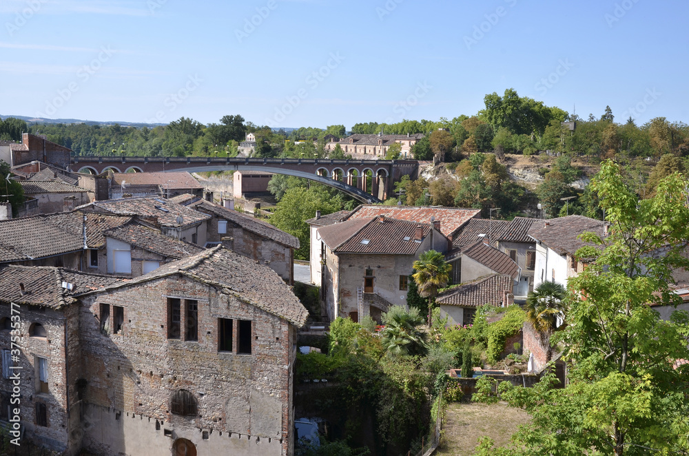 Town of Gaillac in France