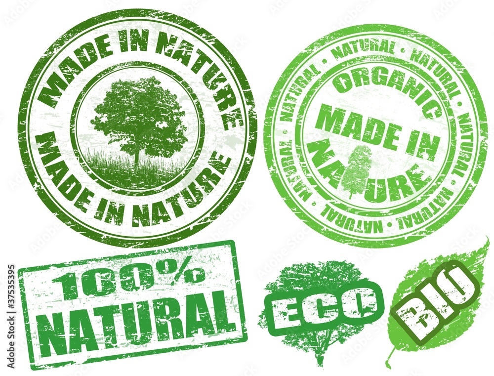 Made in nature stamps