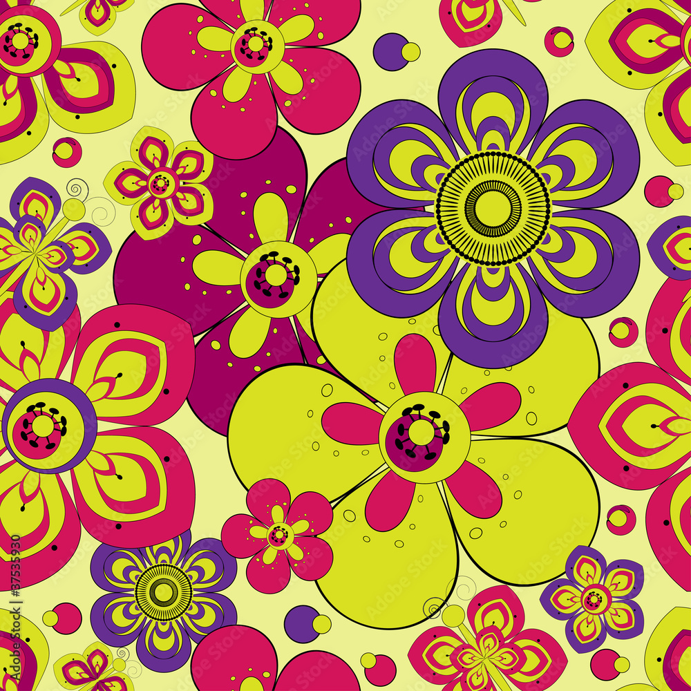 Fototapeta premium Abstract floral background