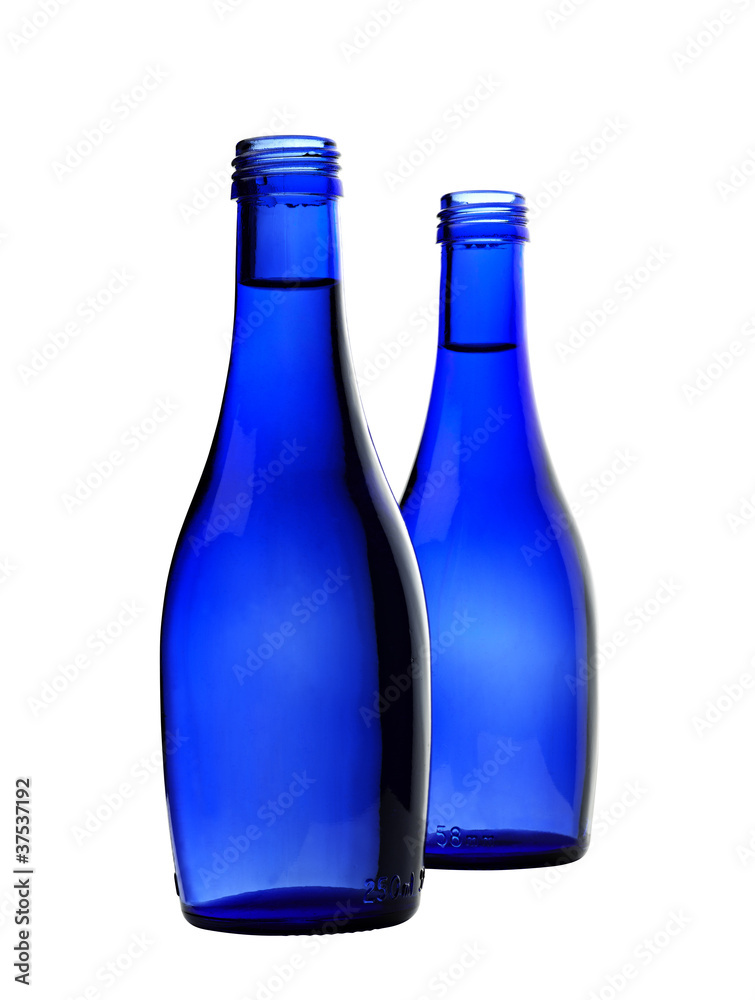 Glass bottle of soda water Glass bottle of soda water