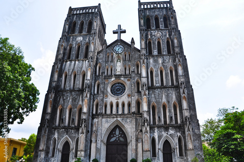 Saint Joseph Cathedral, a Roman Catholic cathedral in Hanoi Veit photo