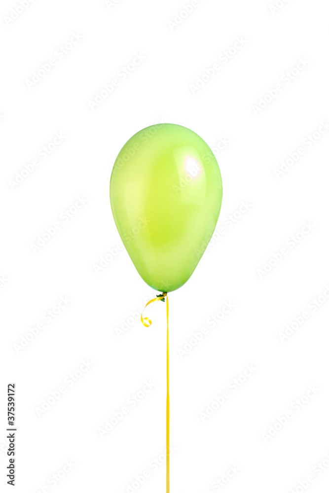 Green helium balloon Green helium balloon
