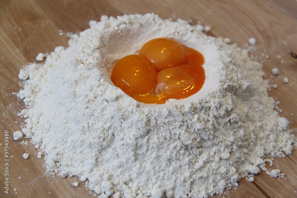 preparation of dough