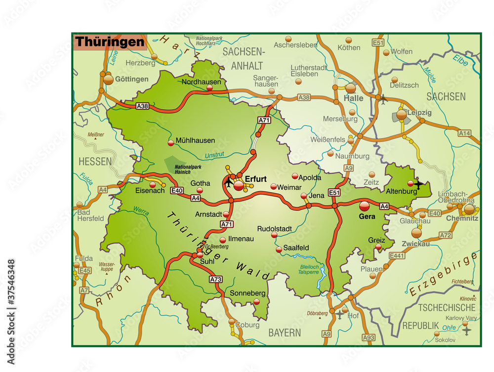 Thüringen Umgebung bunt