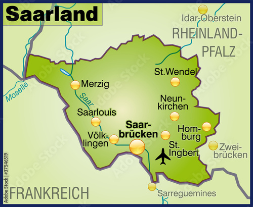 Bundesland Saarland und Umgebung photo