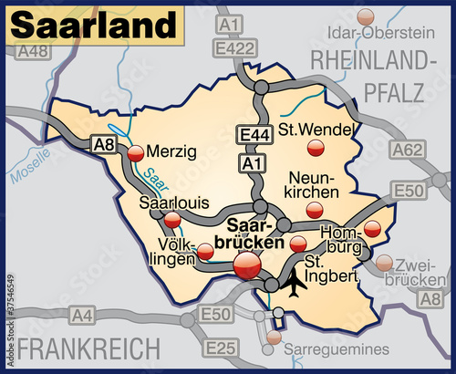 Bundesland Saarland und Umgebung photo