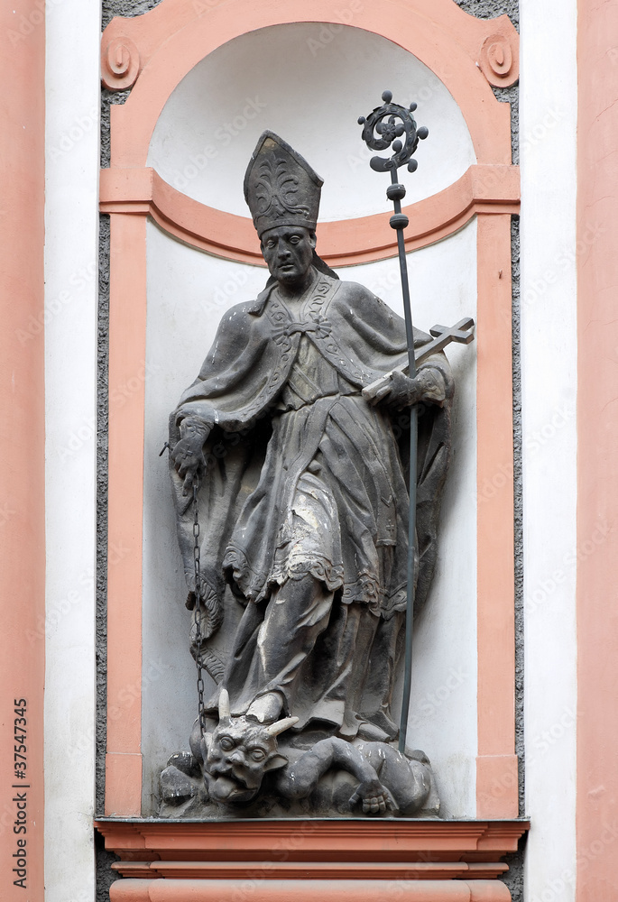 Statue of St. Adalbert in Kutna Hora, Czech Republic Statue of St. Adalbert in Kutna Hora, Czech Republic