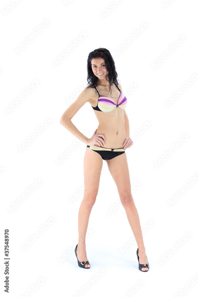 sexy beautiful blond woman in summer swimsuit bikini sexy beautiful blond woman in summer swimsuit bikini