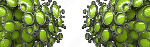 Abstract 3D background for company presentation