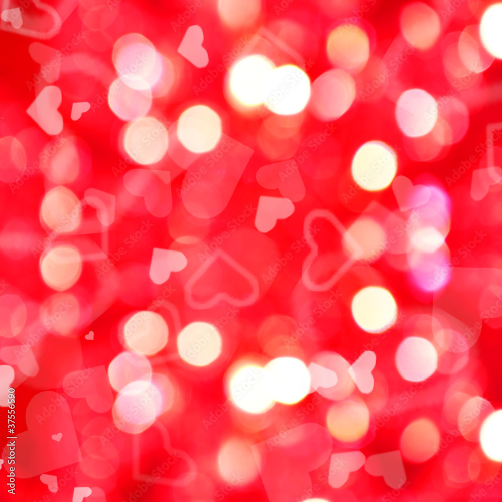 Fond scintillant rouge coeur Fond scintillant rouge coeur