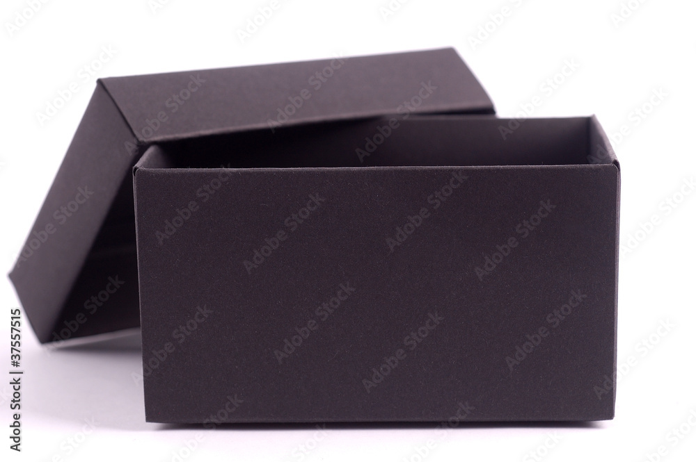 Fototapeta premium Black open box