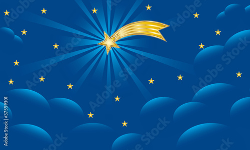 Star of Bethlehem - Christmas Background